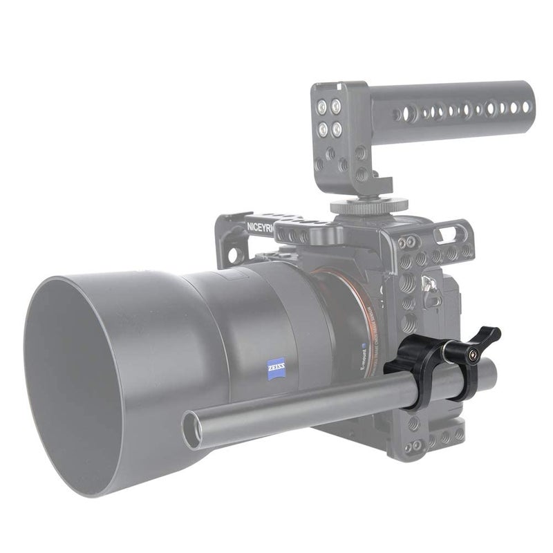 NICEYRIG 15mm Rod Clamp, Single Rod Holder for 15mm Rail Support System, EVF Mount, LED Light, Microphone - 331 - Image 5